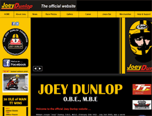 Tablet Screenshot of joeydunlop.co.uk